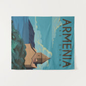 Sevan Armenien Wandteppich (Vorderseite (Horizontal))