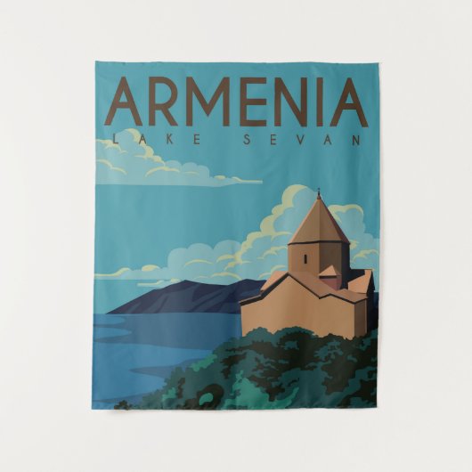 Sevan Armenien Wandteppich (Vorderseite)