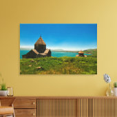 Sevan Kloster Landschaft Leinwanddruck (Insitu (Wohnzimmer))