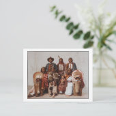 Sevara-Familie Ute 1897 Postkarte (Stehend Vorderseite)