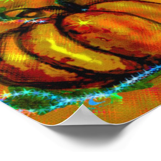 Seveenies verzauberter Patch Poster (Ecke)