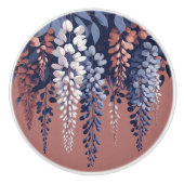 Seven and Rose Wisteria Keramikknauf (Vorderseite)