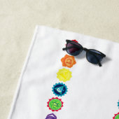 Seven Chakra Yoga Beach Handtuch (Beispiel)