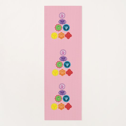 Seven Chakra Yoga mat Yogamatte (Vorderseite)