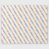 Seven chakras Aquarellkunst Geschenkpapier (Flach)