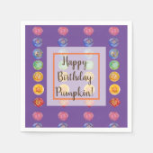 Seven chakras Aquarellkunst Serviette (Vorderseite)