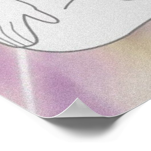 Seven Chakras Diagramm Poster (Ecke)