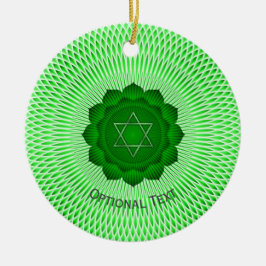 Seven Chakras Heart Chakra Yoga Design Keramik Ornament