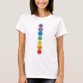 Seven Chakras Ladys Basic T-Shirt (Vorderseite)