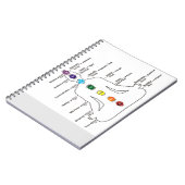 Seven Chakras Notizblock (Linke Seite)