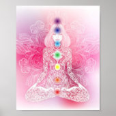 Seven Chakras Pink Lady Poster (Vorne)