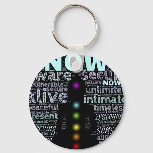 Seven chakras Schlüsselanhänger (Vorderseite)