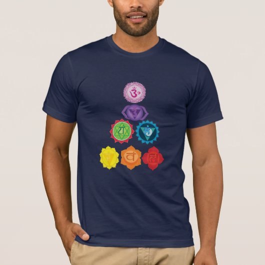 Seven Chakras T - Shirt (Vorderseite)
