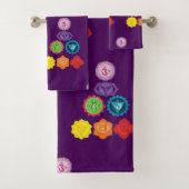 Seven Chakras Yoga Badhandtuch Set (Insitu)