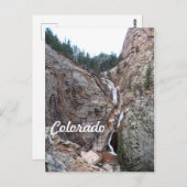 Seven Falls in Colorado Springs, Colorado Postkarte (Vorne/Hinten)