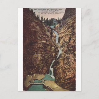 Seven Falls, South Cheyenne Kanone Postkarte