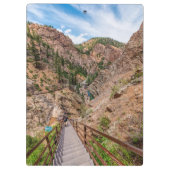 Seven Falls Stairs Clipboard Klemmbrett (Rückseite)