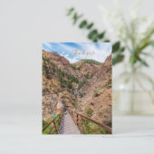 Seven Falls Stairs Looking danke Postcard Postkarte (Stehend Vorderseite)
