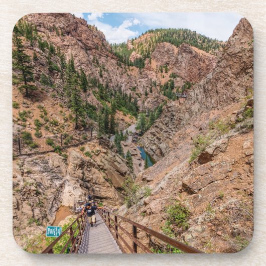 Seven Falls Stairs Untersetzer Set (Vorderseite)