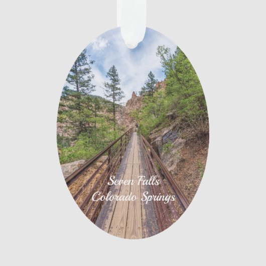 Seven Falls Walkway Bridge Ornament (Vorderseite)