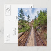 Seven Falls Walkway Bridge Postcard Postkarte (Vorne/Hinten)