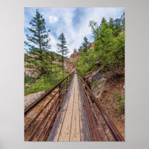 Seven Falls Walkway Bridge Poster