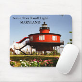 Seven Foot Knoll Light, Maryland Mousepad (Mit Mouse)