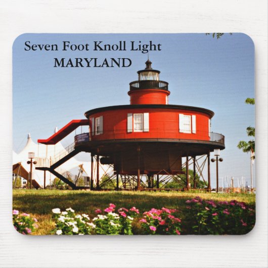Seven Foot Knoll Light, Maryland Mousepad (Vorne)