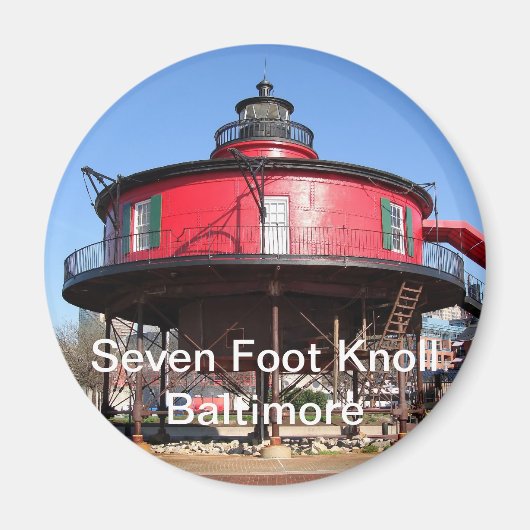 Seven Foot Knoll Lighthouse Magnet (Vorne)