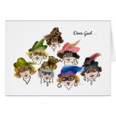 Seven Funny Ladys diskutieren Kaffee und Wein (Vorderseite (Horizontal))