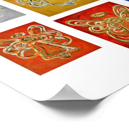 Seven Guardian Angel Poster Kunstdrucke (Ecke)