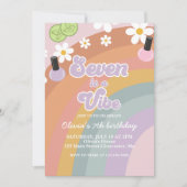 Seven ist ein lebendiger Wellness-Center Rainbow 7 Einladung (Vorderseite)