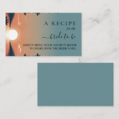 Seven Lugano - The Restaurant Brautparty Begleitkarte (Vorne/Hinten)