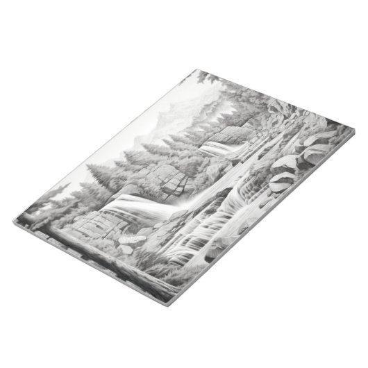 Seven Lugano - The Restaurant Notizblock (angewinkelt)