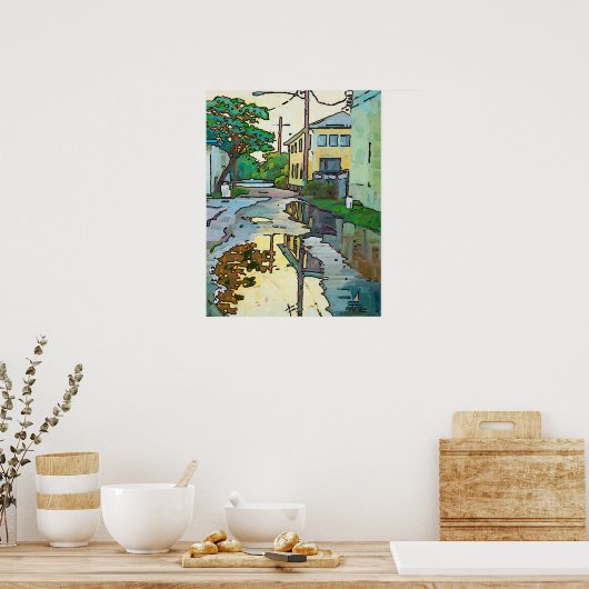 Seven Lugano - The Restaurant Poster (Küche)