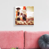 Seven Magic Mountains, Jean Dry Lake, Nevada Leinwanddruck (Insitu (Wohnzimmer))