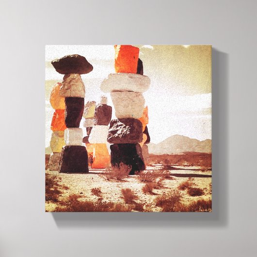 Seven Magic Mountains, Jean Dry Lake, Nevada Leinwanddruck (Vorderseite)