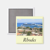 Seven Mariner von Rhodos Magnet (Vorderseite/Rückseite)