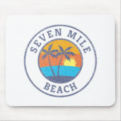 Seven Mile Beach, Grand Cayman im klassischen Stil Mousepad (Vorne)