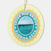Seven Mile Bridge Florida Keys Keramikornament (Links)