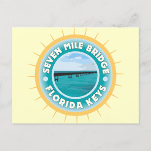 Seven Mile Bridge Florida Keys Postkarte