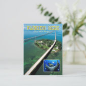 Seven Mile Bridge & Pigeon Key, Florida Keys Postkarte (Stehend Vorderseite)