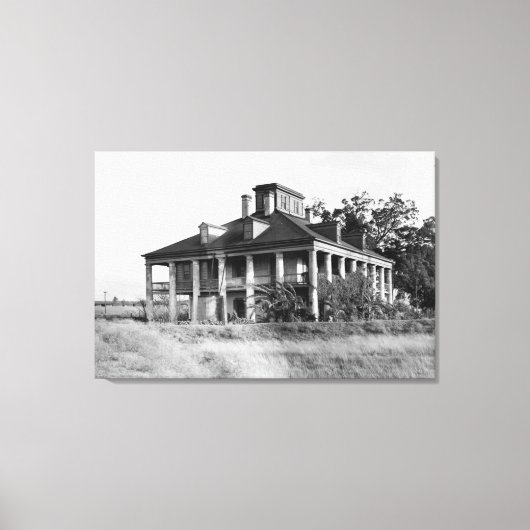 Seven Oaks Plantation, Westwego LA Canvas Print Leinwanddruck (Vorderseite)