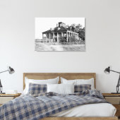 Seven Oaks Plantation, Westwego LA Canvas Print Leinwanddruck (Insitu (Schlafzimmer))