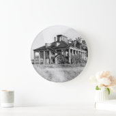 Seven Oaks Plantation, Westwego LA Clock Große Wanduhr (Zuhause)
