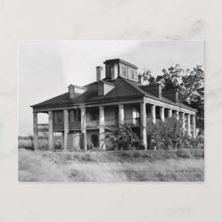Seven Oaks Plantation, Westwego LA Postcard Postkarte