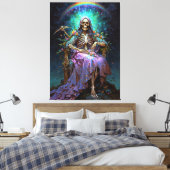 Seven Potencies Santa Muerte Leinwanddruck (Insitu (Schlafzimmer))