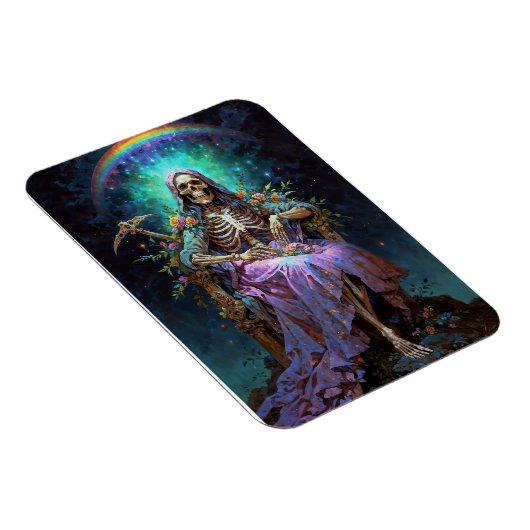 Seven Potencies Santa Muerte Magnet (Rechte Seite)