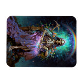 Seven Potencies Santa Muerte Magnet (Horizontal)