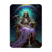 Seven Potencies Santa Muerte Magnet (Vertikal)